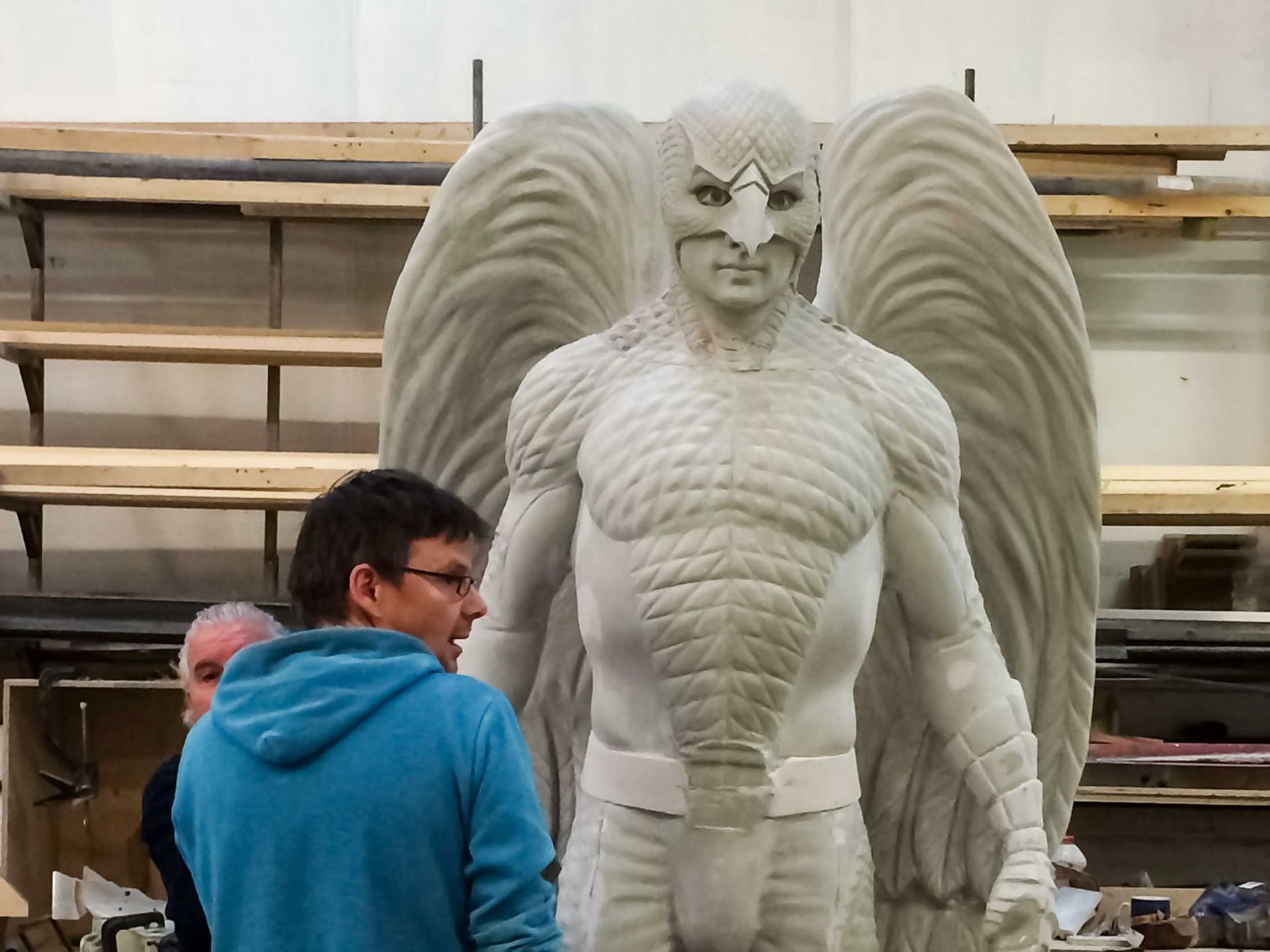Birdman prop in progress
