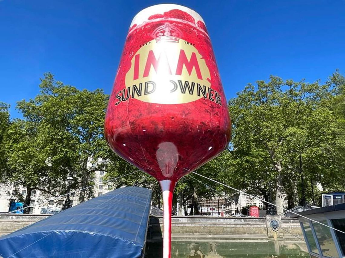 Giant Pimm's Glass Prop Spur Creative