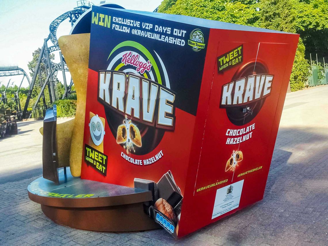 Krave Giant Cereal Box Spur Creative