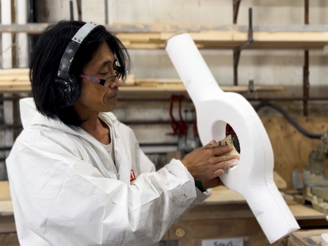 Exhibition and Event Prop Spray Painting and Finishing Giant Props