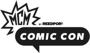 Mcm comic con logo.