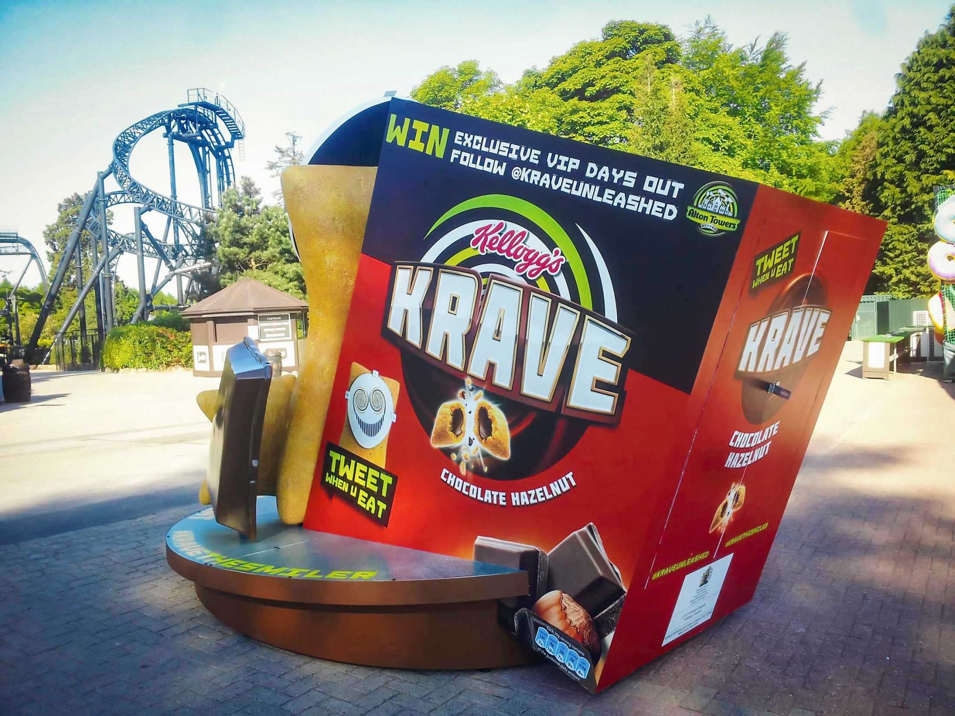 Krave Giant Cereal Box Spur Creative